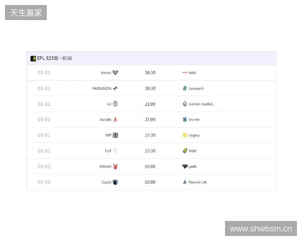 EPL S23揭幕战:Senzu首秀对阵Liquid,3DMAX迎战paiN